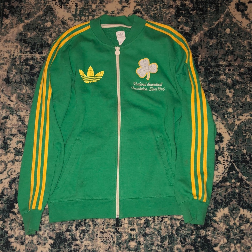 Boston Celtics Adidas Originals Zip Up (M)
